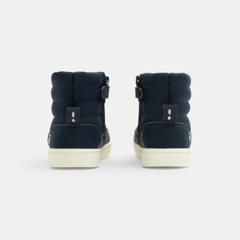 حذاء طويل مبطن ومحشو باللون الأزرق للفتيات الرضع