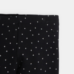 Legging chaud imprimé noir...
