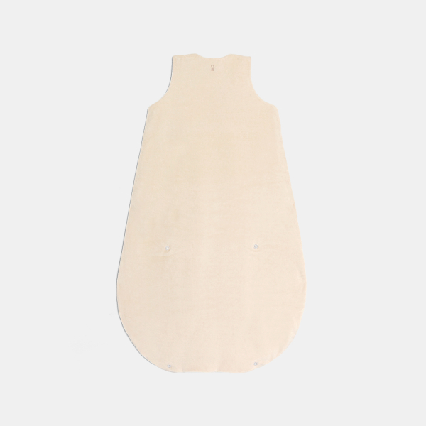 كيس نوم مخملي على شكل كلب باللون البيج للأطفال الرضع كيس نوم مخملي على شكل كلب باللون البيج للأطفال الرضع