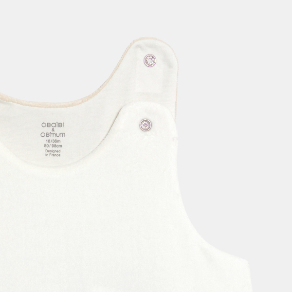 كيس نوم مخملي على شكل كلب باللون البيج للأطفال الرضع كيس نوم مخملي على شكل كلب باللون البيج للأطفال الرضع