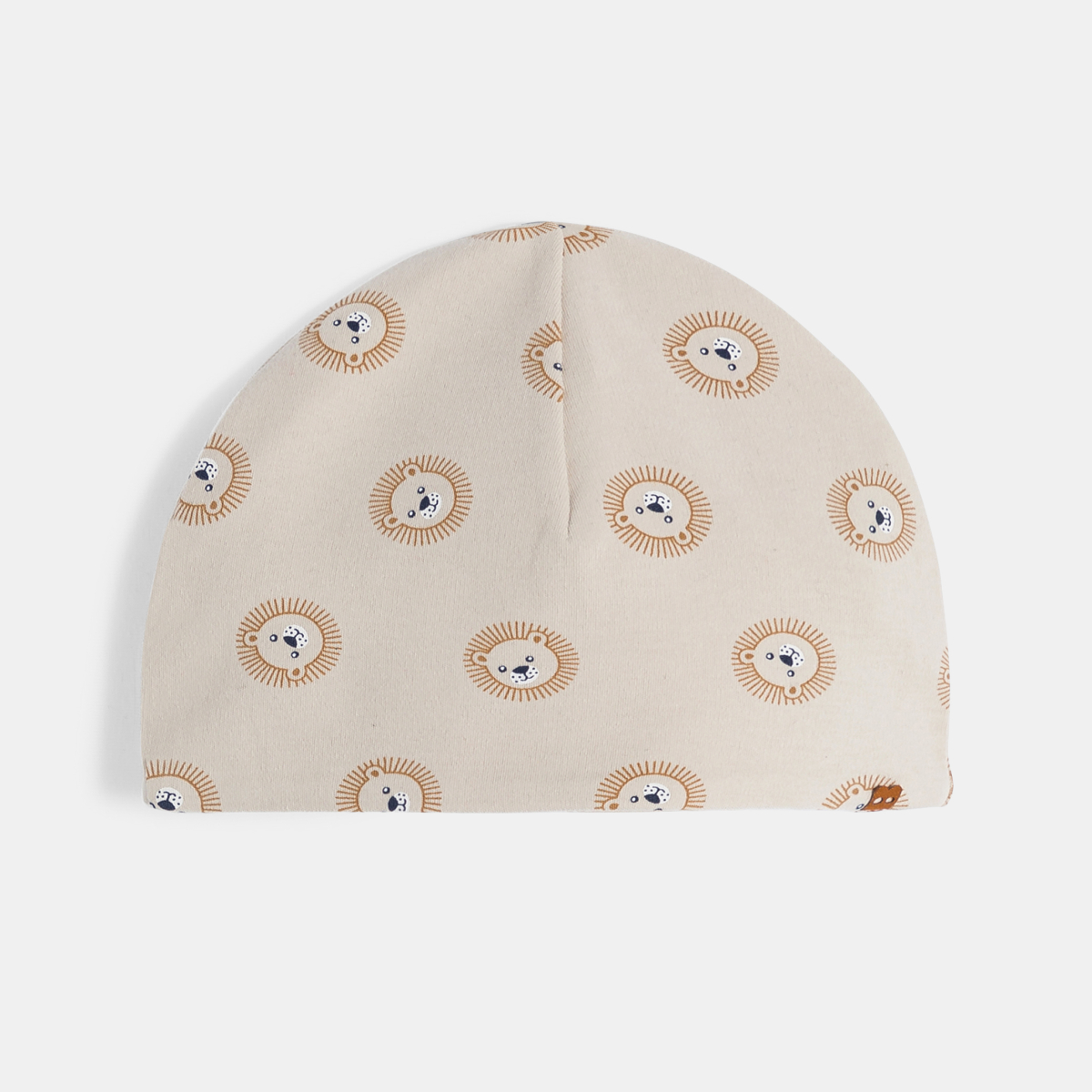 Bonnet lion beige bébé garçon Bonnet lion beige bébé garçon