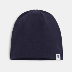 قبعة من القطن باللون الأزرق الداكن للأولاد