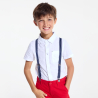 Chemisette chic unie blanche garçon Chemisette chic unie blanche garçon