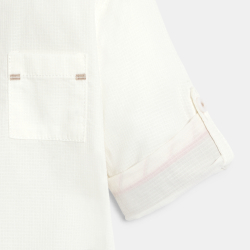 Chemise coton fantaisie col...