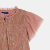Robe lamée terre de sienne Fille Robe lamée terre de sienne Fille
