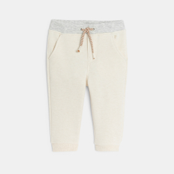 Pantalon jogging blanc bébé garçon
