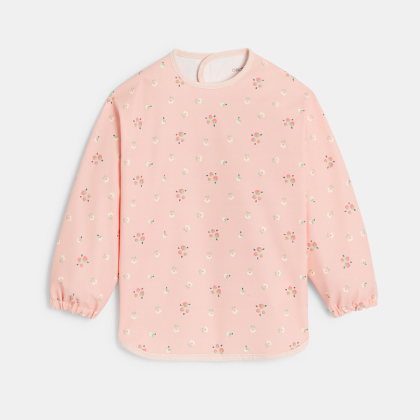 صدرية أنشطة برسوم أزهار باللون الوردي للفتيات الصغيرات صدرية أنشطة برسوم أزهار باللون الوردي للفتيات الصغيرات