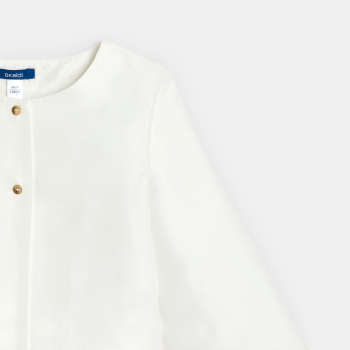 Veste courte style boléro blanc Fille