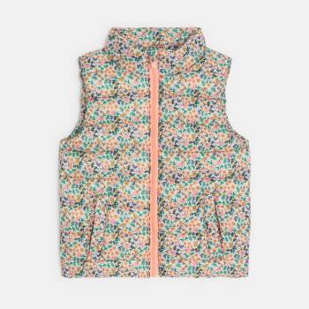 سترة باركا 3 في 1 بقلنسوة ومقاومة للماء، باللون البني الفاتح للفتيات.