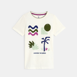 تي شيرت بأكمام قصيرة بنقوش...