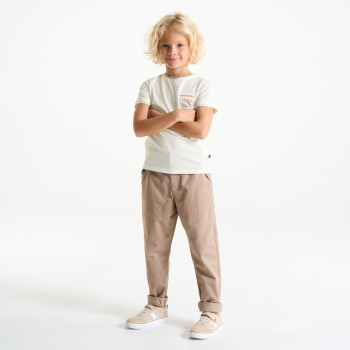 T-shirt manches courtes blanc Garçon