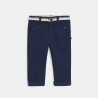 Pantalon chic coton fantaisie bleu bébé garçon Pantalon chic coton fantaisie bleu bébé garçon