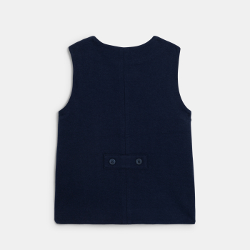 Veston en maille bleu marine Garçon