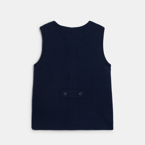 Veston en maille bleu marine Garçon Veston en maille bleu marine Garçon