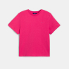 T-shirt basique uni rose Fille T-shirt basique uni rose Fille