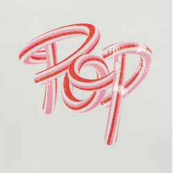 تيشيرت مزين بعبارة بوب،...