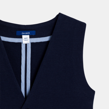 Veston en maille bleu marine Garçon