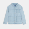 Veste workwear en jean bleu Fille