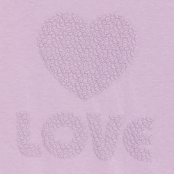 T-shirt à message love...