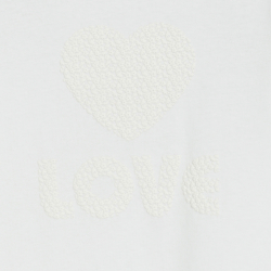 T-shirt à message love...