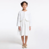 Veste courte style boléro blanc Fille