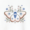 T-shirt papillon en relief bleu bébé fille