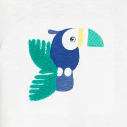 T-shirt oiseau blanc bébé...