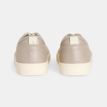 Tennis en toile gris irisé fille