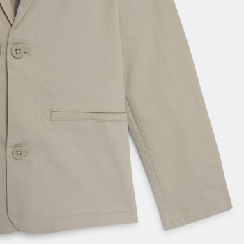 Veste de costume unie beige Garçon