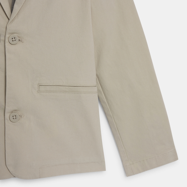 Veste de costume unie beige Garçon Veste de costume unie beige Garçon