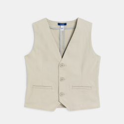 Gilet veston beige Garçon