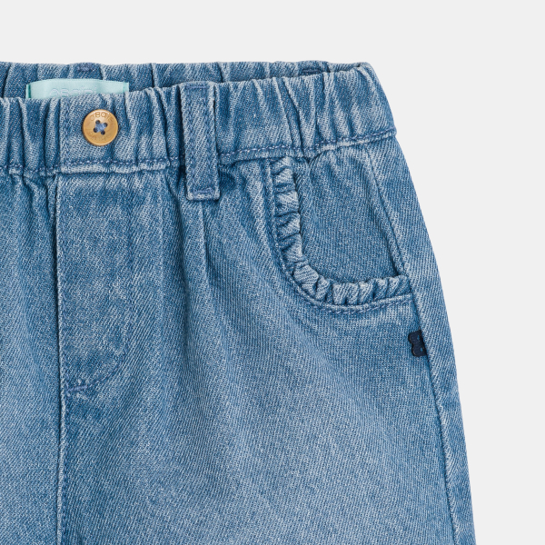 شورت جينز أرزق للفتاة الرضيعة شورت جينز أرزق للفتاة الرضيعة