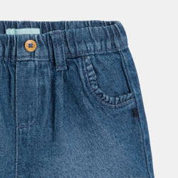 Short denim bleu foncé bébé...