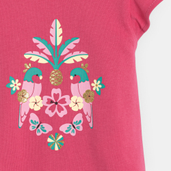 تيشيرت برسوم طيور باللون...