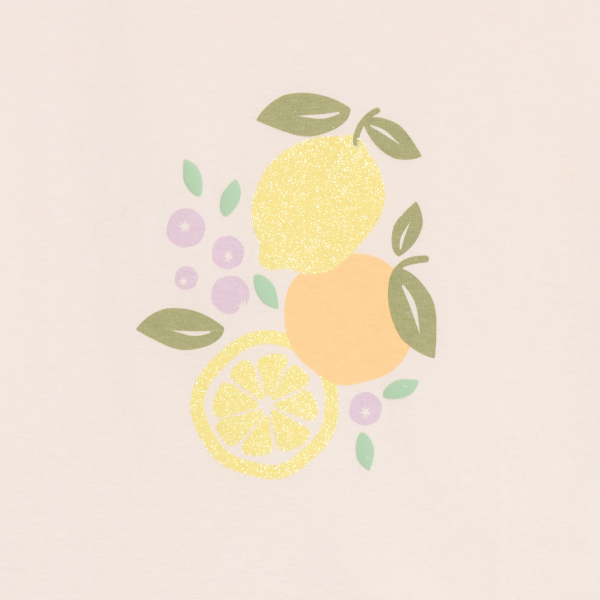 بيجاما-بشورت باللون الوردي الباستيل قطعتين من قماش الجيرسيه للفتيات بيجاما-بشورت باللون الوردي الباستيل قطعتين من قماش الجيرسيه للفتيات