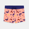 Boxer de bain imprimé orange Garçon Boxer de bain imprimé orange Garçon