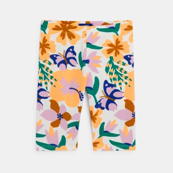 شورت سيكليست مطبوع متعدد الألوان للفتيات