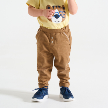 Pantalon jersey léger marron bébé garçon