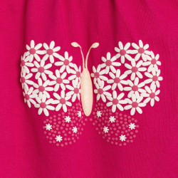 Combi courte papillon rose...