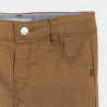 Bermuda droit coton fantaisie marron bébé garçon Bermuda droit coton fantaisie marron bébé garçon