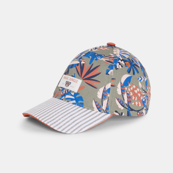 Casquette imprimée jungle gris bébé garçon