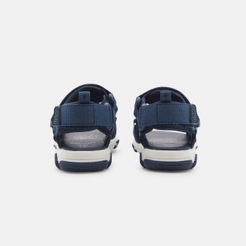 صندل أزرق برباط فيلكرو للصبي الرضيع