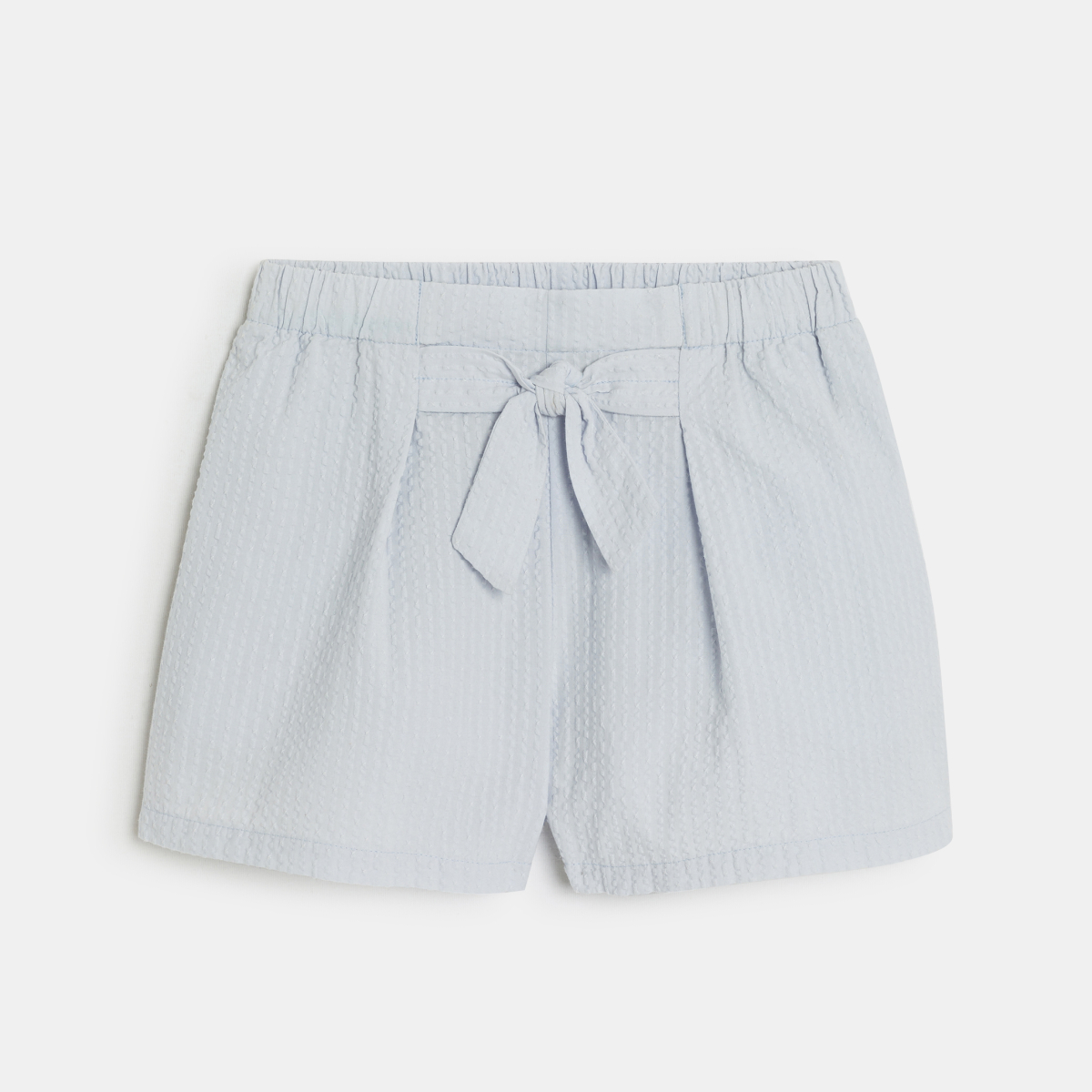 شورت مطرز رمادي سادة للفتيات شورت مطرز رمادي سادة للفتيات