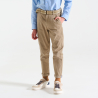 Pantalon chino slim + ceinture beige Garçon Pantalon chino slim + ceinture beige Garçon