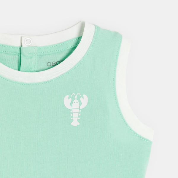 قميص داخلي من الجيرسيه للصبي الرضيع قميص داخلي من الجيرسيه للصبي الرضيع