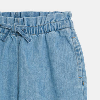 شورت جينز خفيف أزرق للفتيات