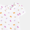 T-shirt papillons blanc bébé fille T-shirt papillons blanc bébé fille