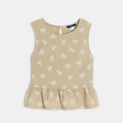 Débardeur volanté imprimé...