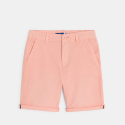 شورت قماش وردي اللون للأولاد