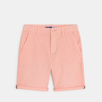 شورت قماش وردي اللون للأولاد